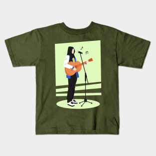 Female Singer Kids T-Shirt